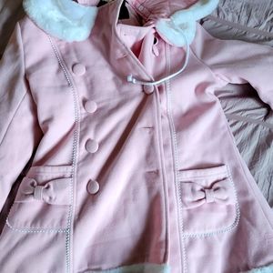 Pink He'll Bunny winter coat